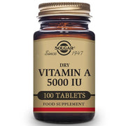 Solgar Vitamina A Secca 5000 UI 100 Compresse
