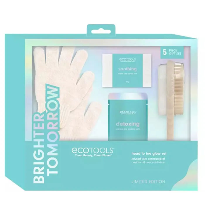 Ecotools Brighter Tomorrow Glow Head to Toe Set 4 Parti