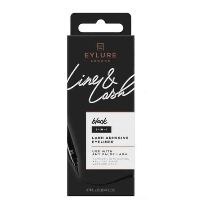 LINE & LASH 2-in-1 lash adhesive eyeliner #black noir 0,7 ml
