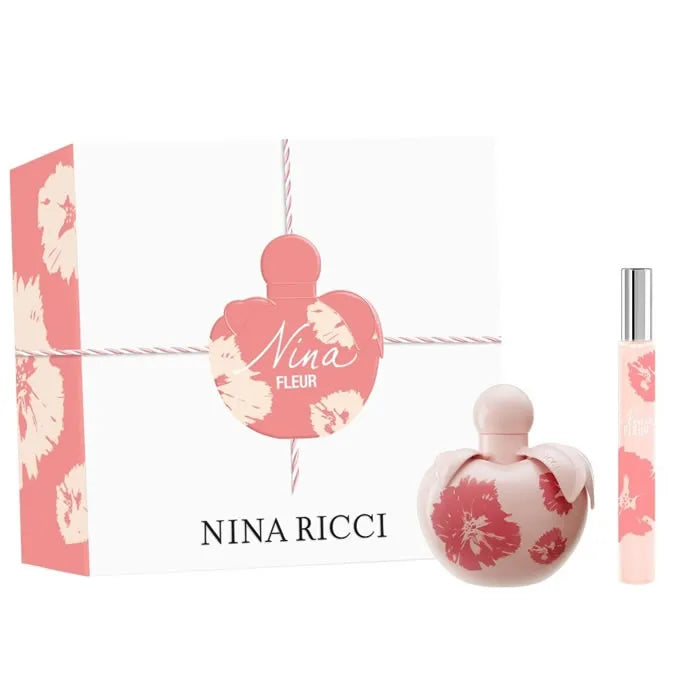 Nina Ricci Nina Fleur Eau De Toilette Spray 50ml Set 2 Parti