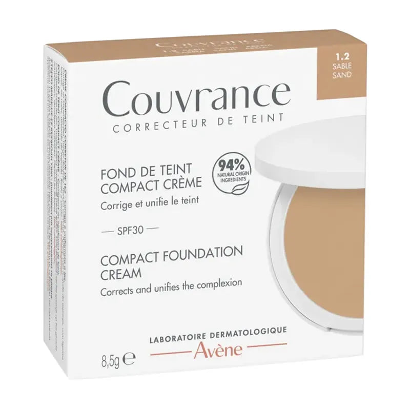Couvrance Fondotinta Compatto In Crema 1.2 Sabbia