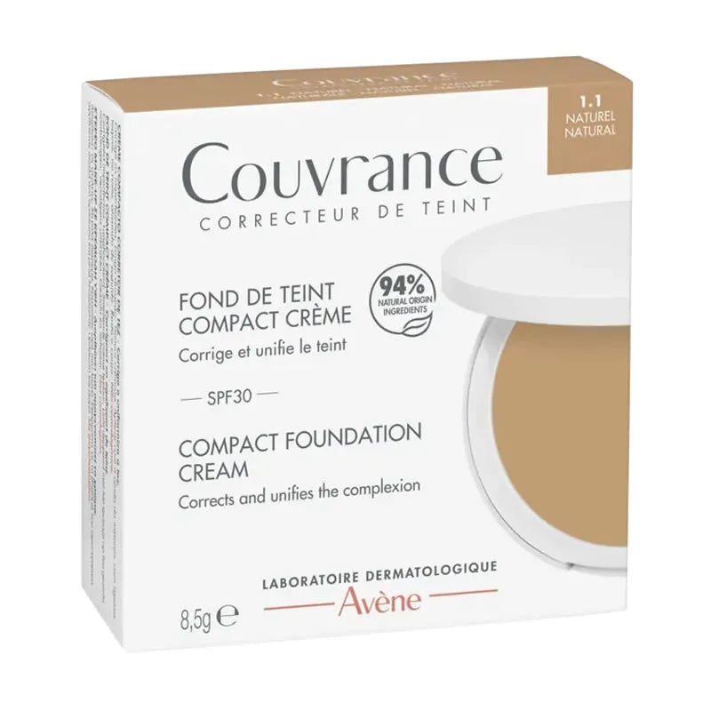 Couvrance Fondotinta Compatto In Crema 1.1 Naturale