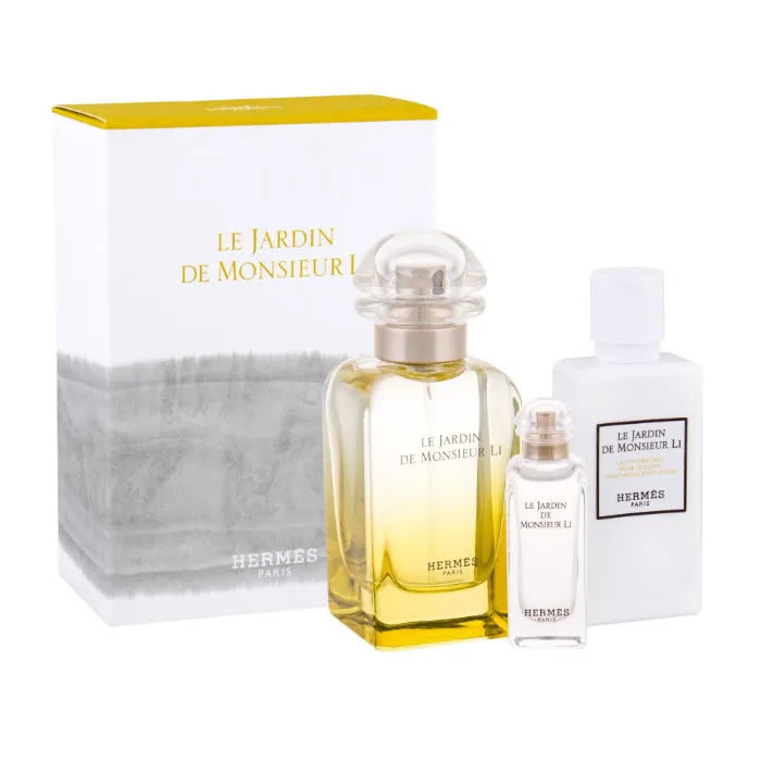 Hermès Le Jardin De Monsieur Li Eau De Toilette Spray 50ml Set 3 Parti