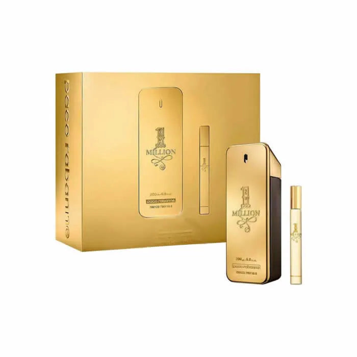Paco Rabanne 1 Million Eau De Toilette Spray 100ml Set 2 Parti