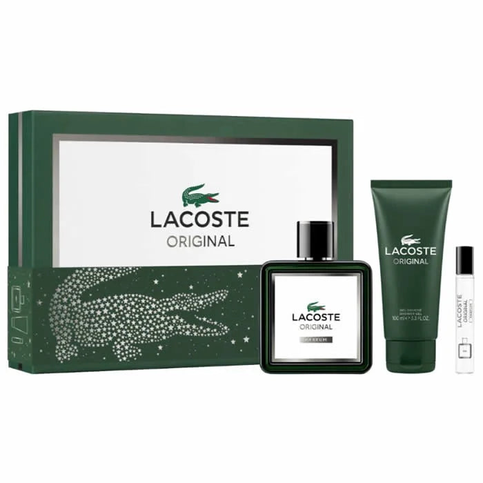 Lacoste Original Eau De Parfum Spray 100ml Set 3 Parti