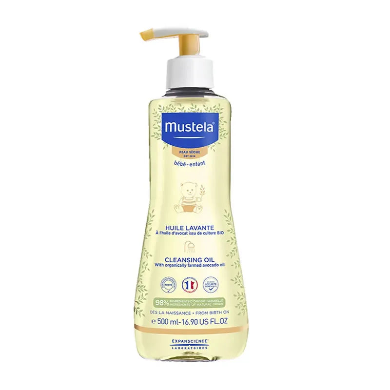 Mustela Baby Olio Detergente Per Pelli Secche 500ml