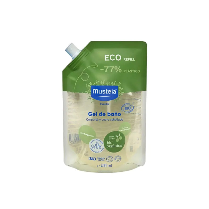 Mustela Bio Gel Shampoo Ricarica 400 ml