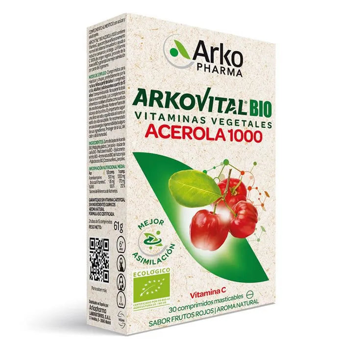 Arkopharma Arkovital Acerola 1000 Vitamina C 30 Compresse