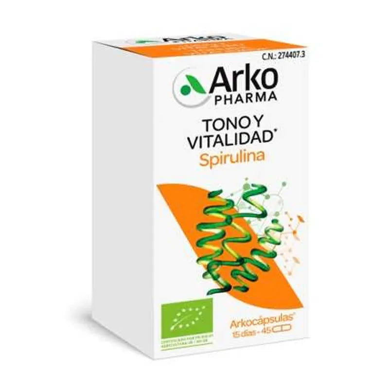 Arkocapsule Spirulina Bio 45 Capsule
