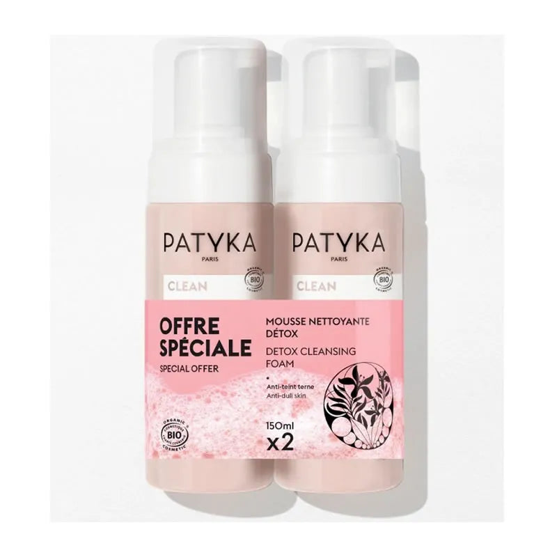 Patyka Duo Mousse Detergente Detox 2x 150ml