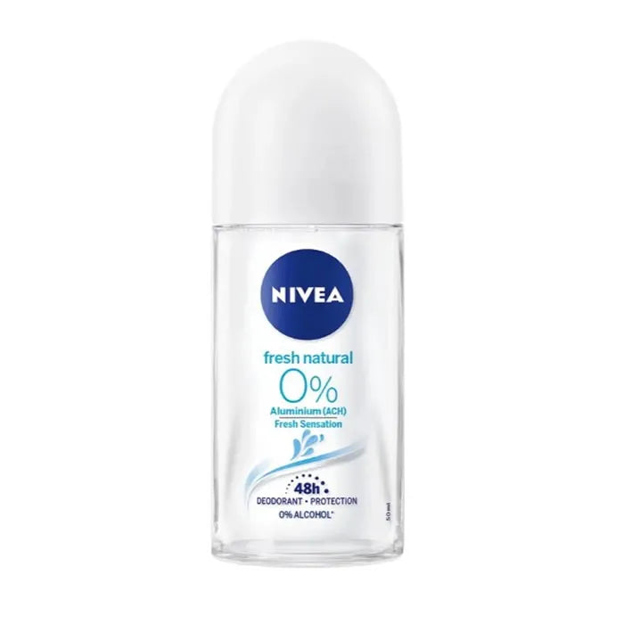 Nivea Fresh Natural 0% Roll On Deodorante 50ml