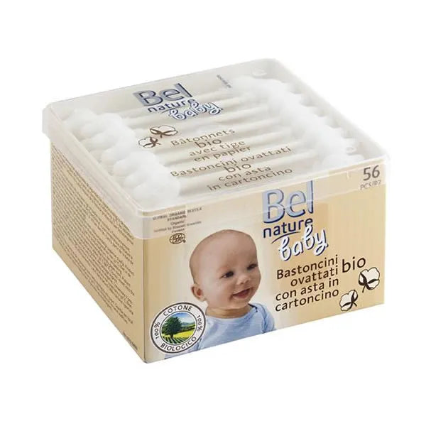 NATURE ECOCERT bastoncillos seguridad algodón 100% 60 pz