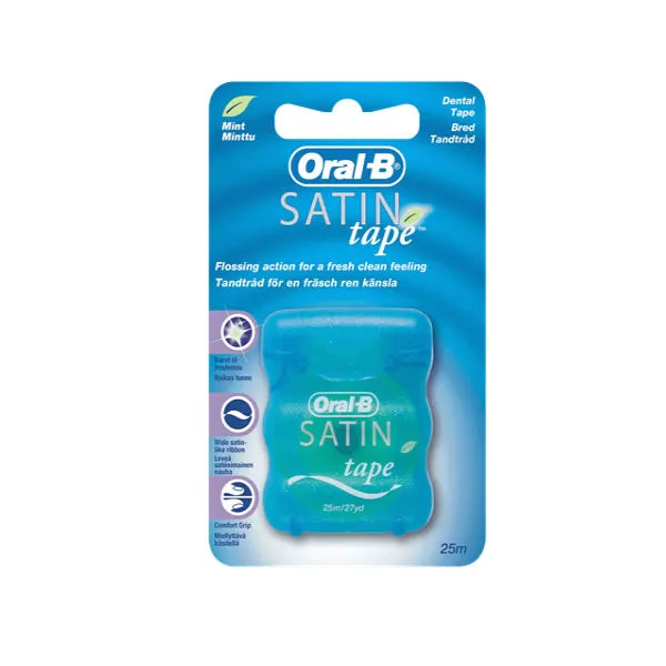 SATIN FLOSS mint dental floss 25 m