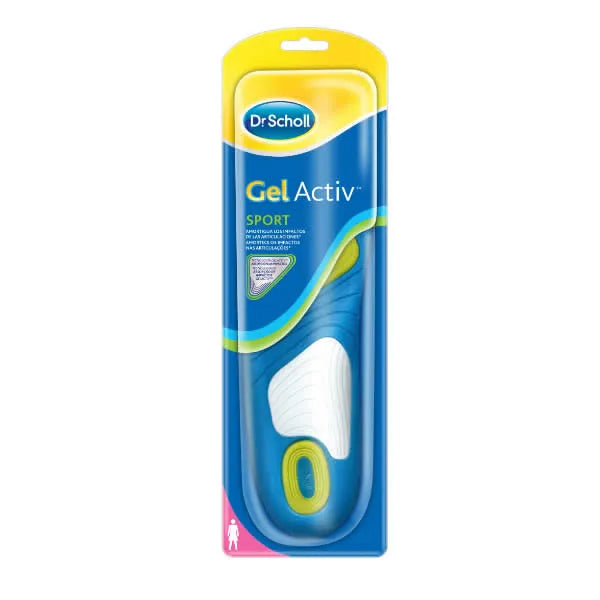 GEL ACTIV SPORT women's insoles cushioning and odor absorption #Size 35.5-40.5 1 u