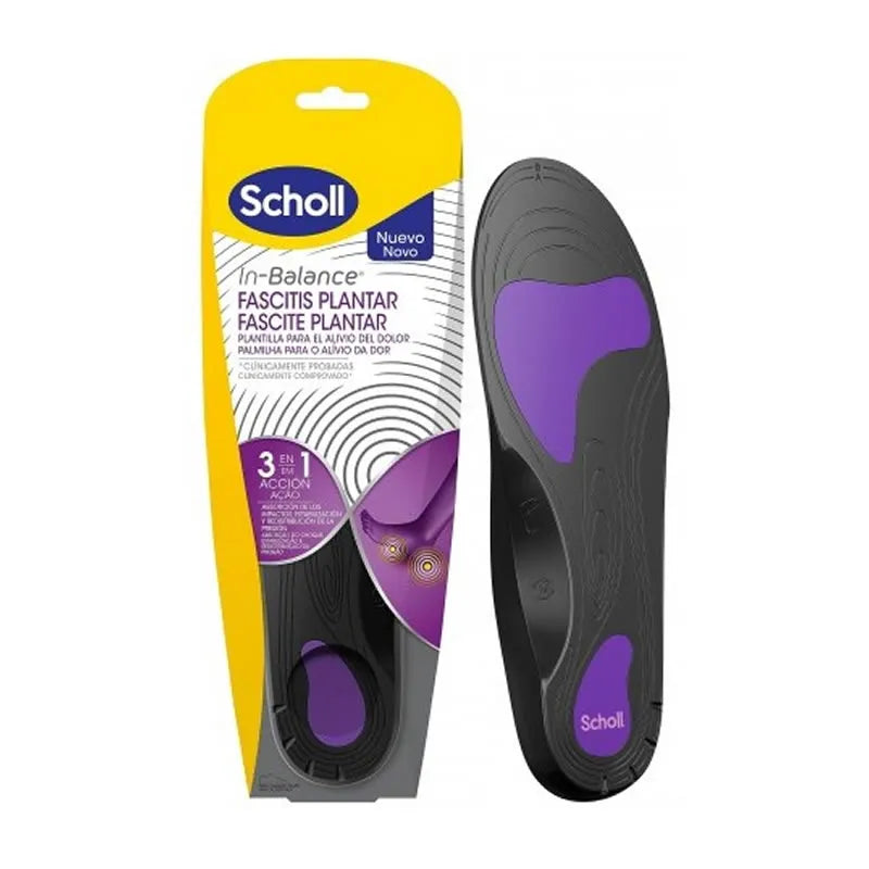 Plantari Scholl In-Balance Fasciite Plantare 2 Pezzi Taglia S