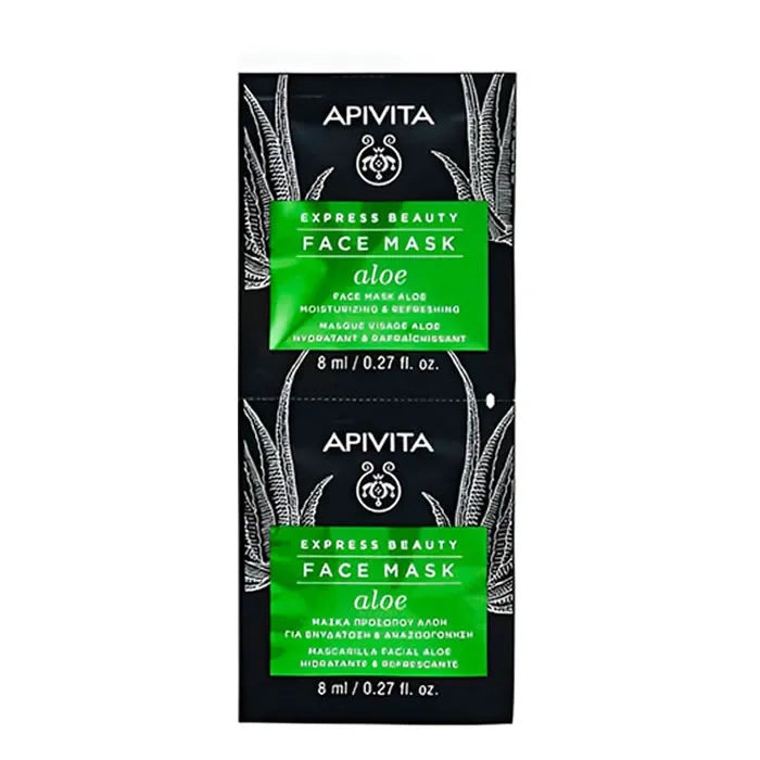 Apivita Maschera idratante rinfrescante 2x8ml