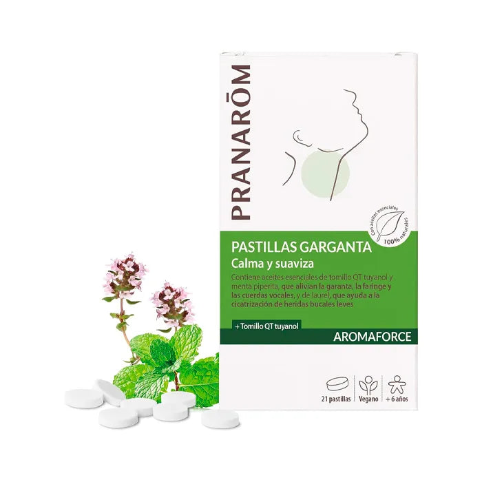 Pranarôm Aromaforce Pastiglie per la Gola 21 Unità