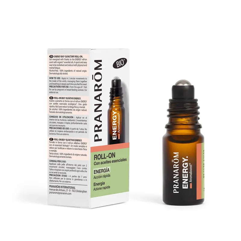 Pranarom Aromaboost Energia Roll-On 5ml