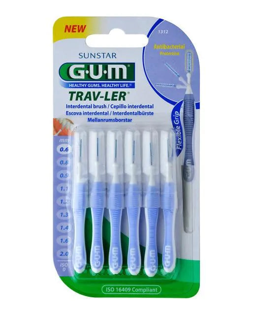 Sunstar Gum Pennello Interdentale 0,6 Mm Trav-Ler 6 Uds