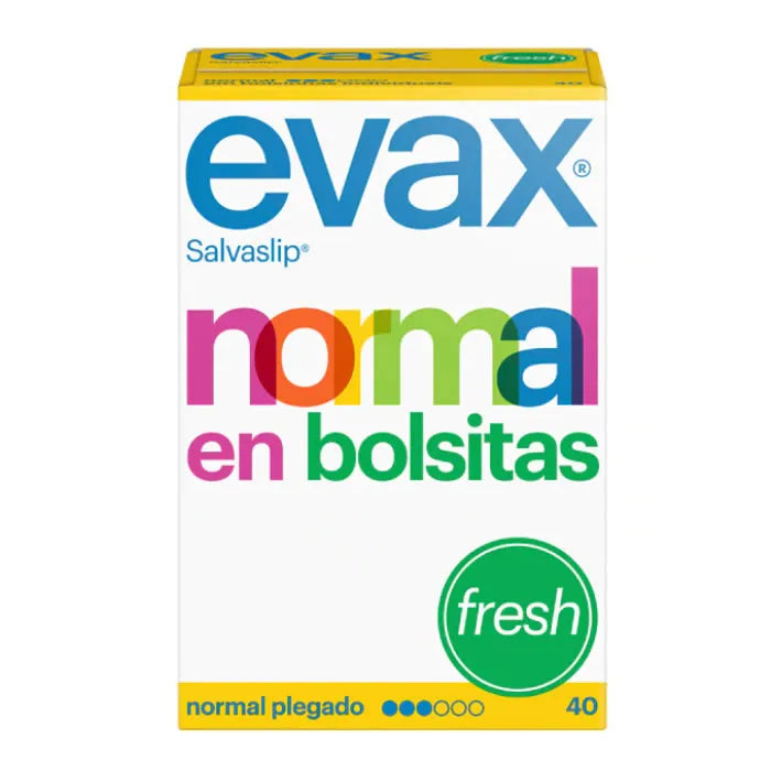 EVAX SALVA-SLIP normal fresh in sachets 40 units