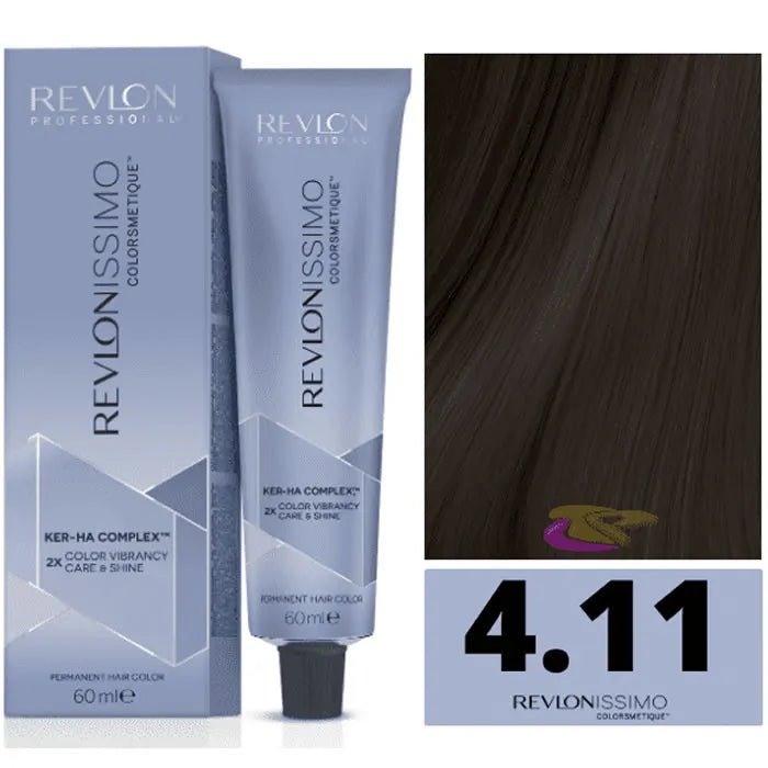 REVLONISSIMO COLORSMETIQUE #4,11-mediumintensiveashbrown 60 ml