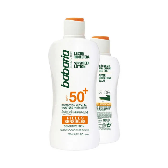 Babaria Sun Sunscreen Lotion Spf50 Plus 200ml Set 2 Parti