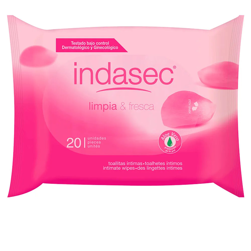 Indasec Clean And Fresh Salviettine Intime 20 Unità