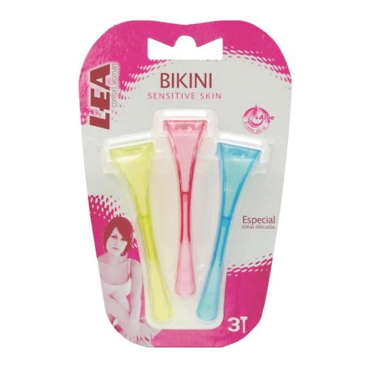 WOMAN BIKINI sensitive areas disposable razor 1 unit