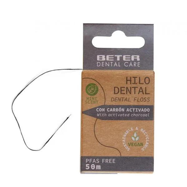 DENTAL FLOSS activated carbon 50 m 1 unit