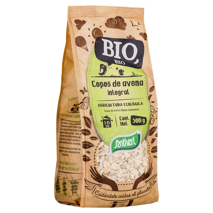 Santiveri Fiocchi D'Avena Integrali Bio Sacchetto 500g