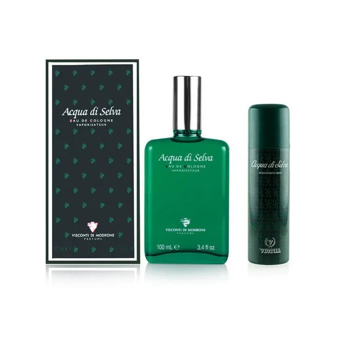 Victor Acqua Di Selva Eau De Cologne Spray 100ml Set 2 Parti