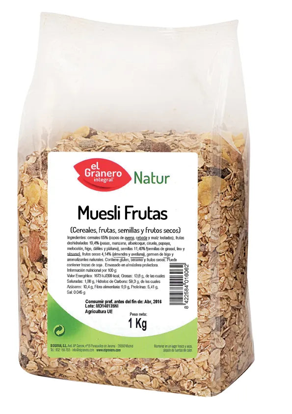 Granero Muesli 10 Frutas 1 Kg