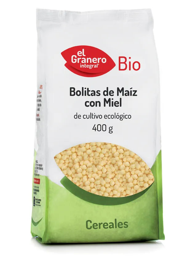 Granero Bolitas De Maiz Con Miel Bio 400g