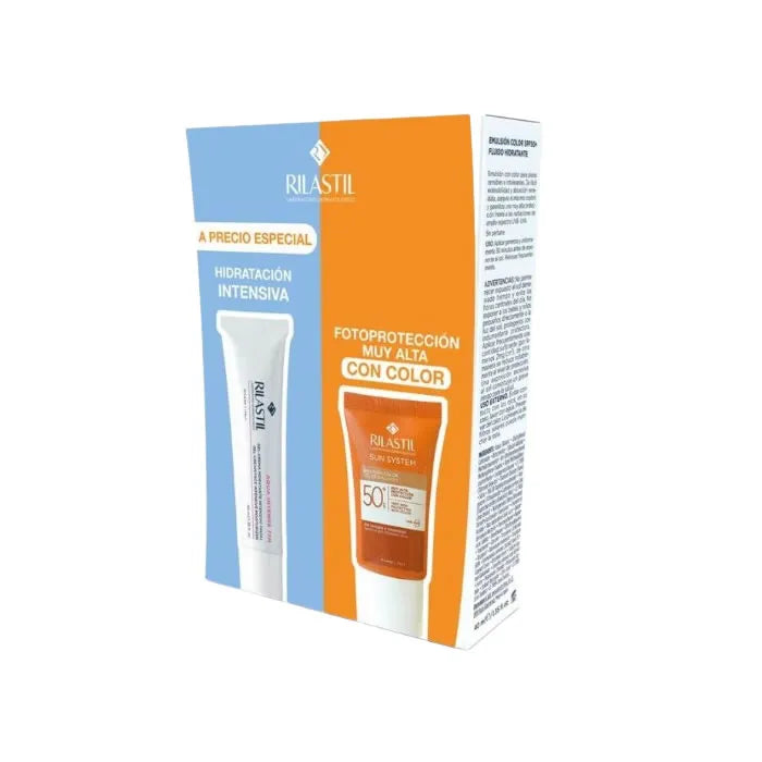 Rilastil Sun System Color Emulsione Spf50+ 40ml Set 2 Pezzi