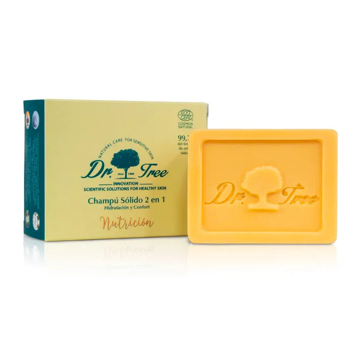 Dr. Tree 2 in 1 Shampoo solido Nutricion 75g