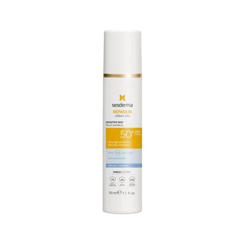 Sesderma Repaskin Urban 365 Fotoprotettore Pelle Sensibile Spf 50+ 50ml