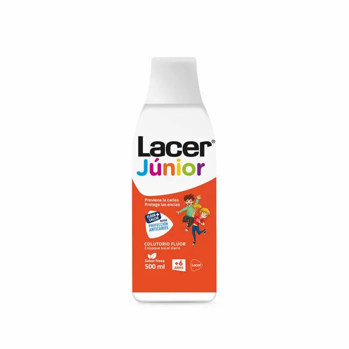 Lacer Fluoride Collutorio Quotidiano Fragola 500ml