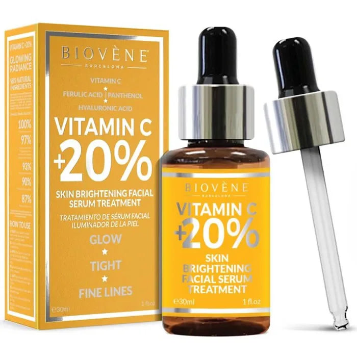 VITAMIN C +20% skin brightening facial serum treatment 30 ml