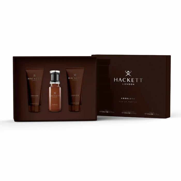 Hackett Absolute Eau De Parfum Spray 100ml Set 3 Parti