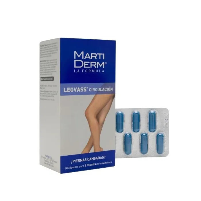 Martiderm Legvass 60 Cápsulas
