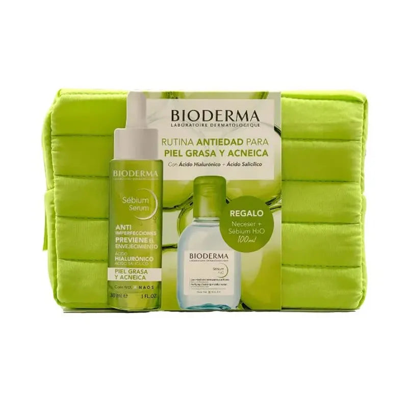 Bioderma Confezione Regalo Necessaire Bioderma Sébium Siero 30 ml + H2O 100 ml Omaggio