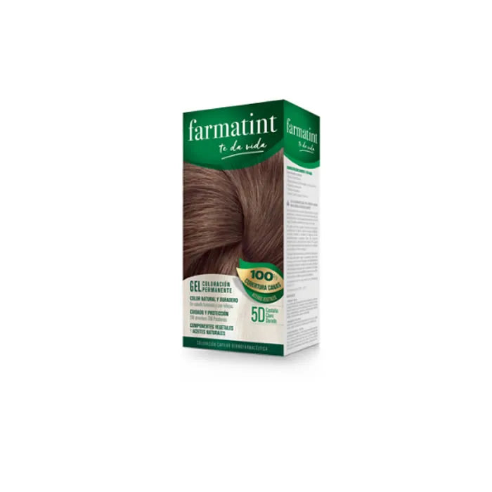 Farmatint Gel Colorazione Permanente 5D Light Golden Brown 150ml
