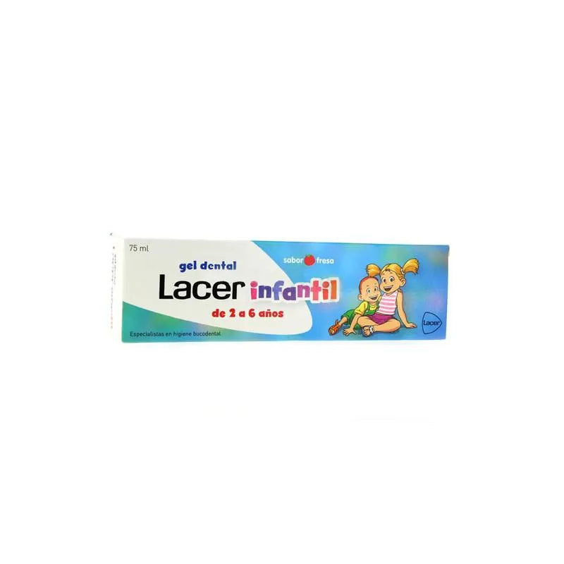 Gel Alla Fragola Per Bambini Lacer's Dental 75ml