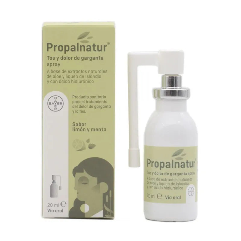Propalnatur Spray Per Tosse E Mal Di Gola Gusto Limone E Menta 20ml