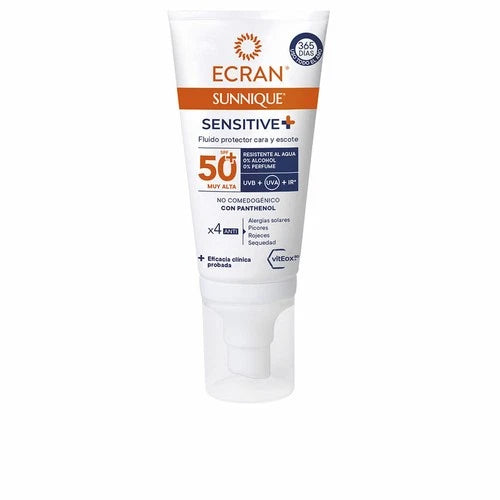 Ecran Sunnique Sensitive Facial Spf50 50ml