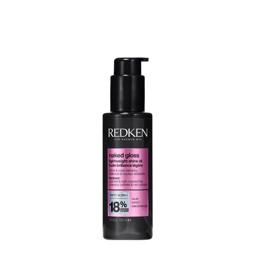 Redken Naked Gloss Aceite Ultraligero Brillo Efecto Espejo y Protección Térmica 100ml