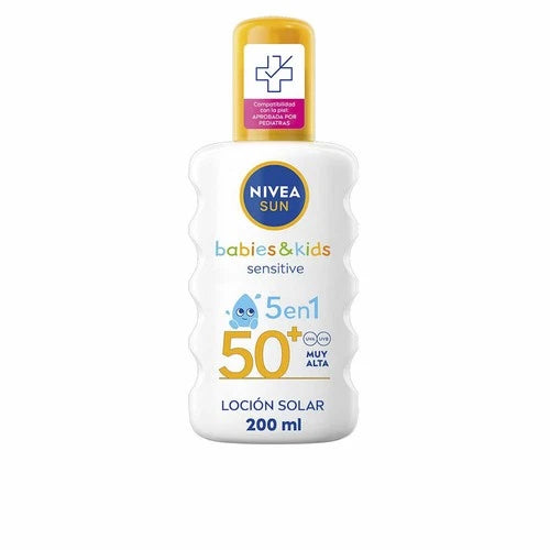 Nivea Sun Babies y Kids Loción Solar 5 En 1 Spf50 200ml