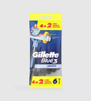 Gillette Blue 3 Cuchilla Afeitar Desechables 6 U