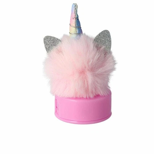 Inca Sacapuntas Unicornio Con Tapa y Pompón 1 U