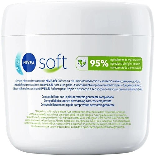 Nivea Soft Crema Hidratante Refrescante 500ml
